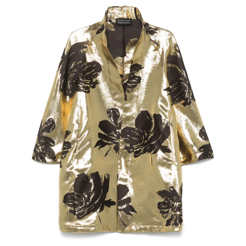 Gianluca Capannolo Lamé-effect Coat
