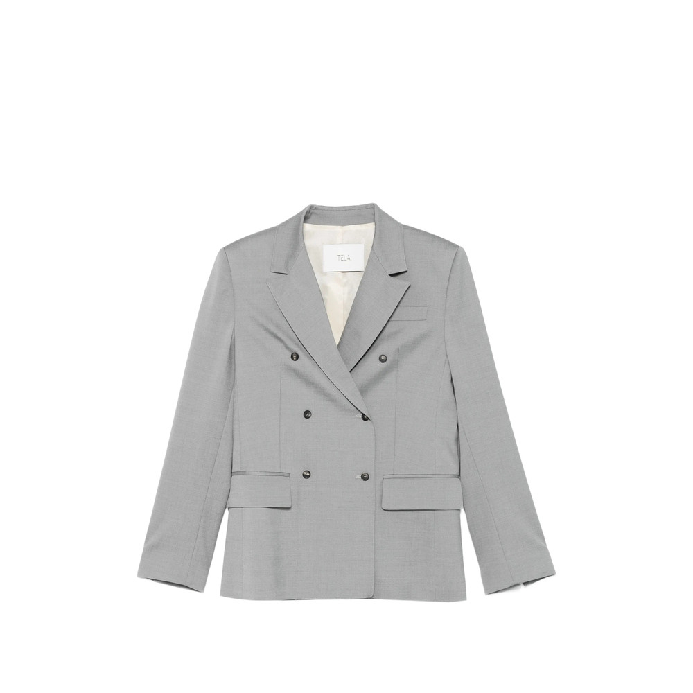 Tela Double-breasted Blazer