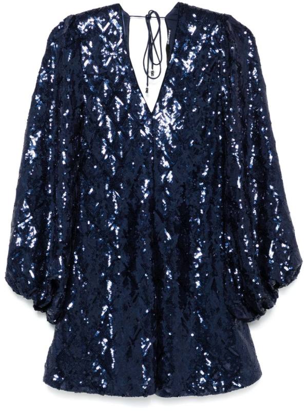 sequinned mini dress