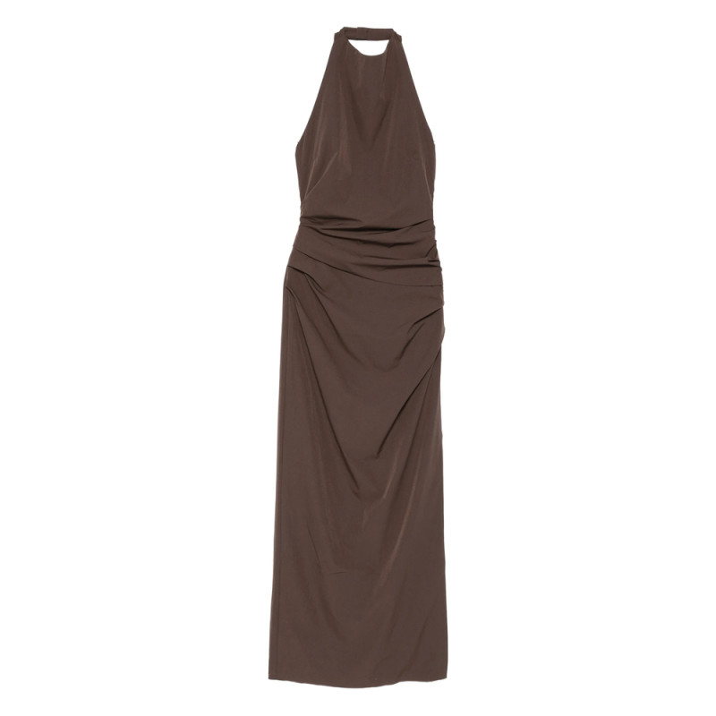 Sir. Halterneck Ruched Dress