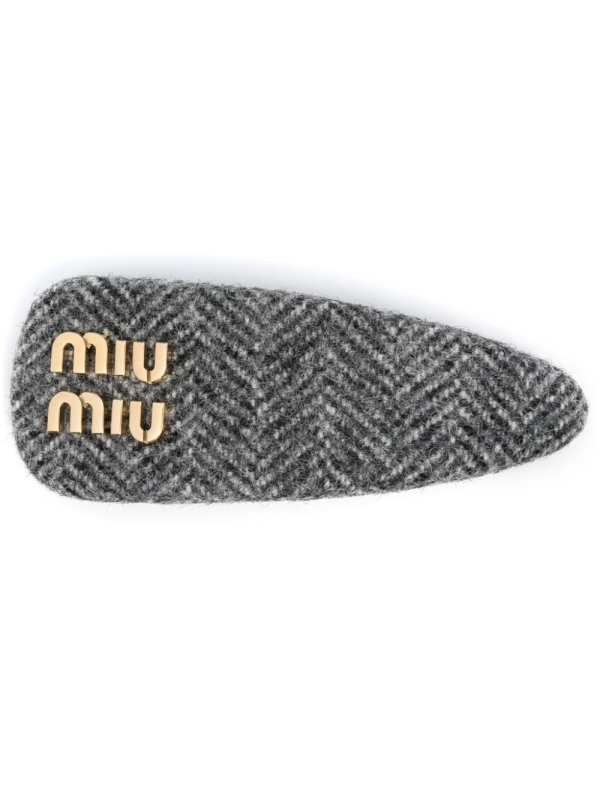 chevron hair clip
