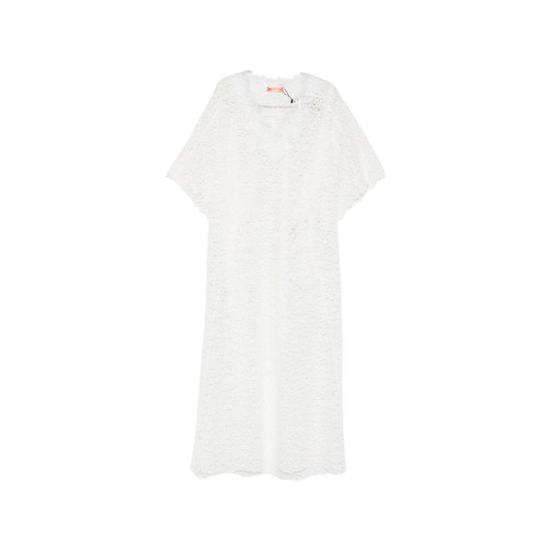 Ermanno Scervino Lace V-neck Dress