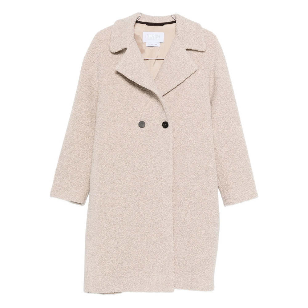 Harris Wharf London Bouclé Double-breasted Coat