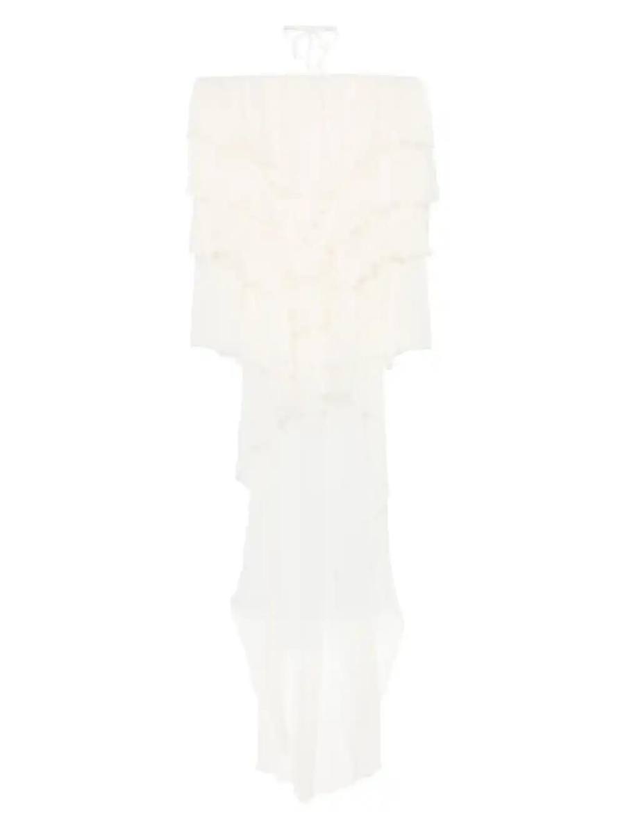 ruffled blouse