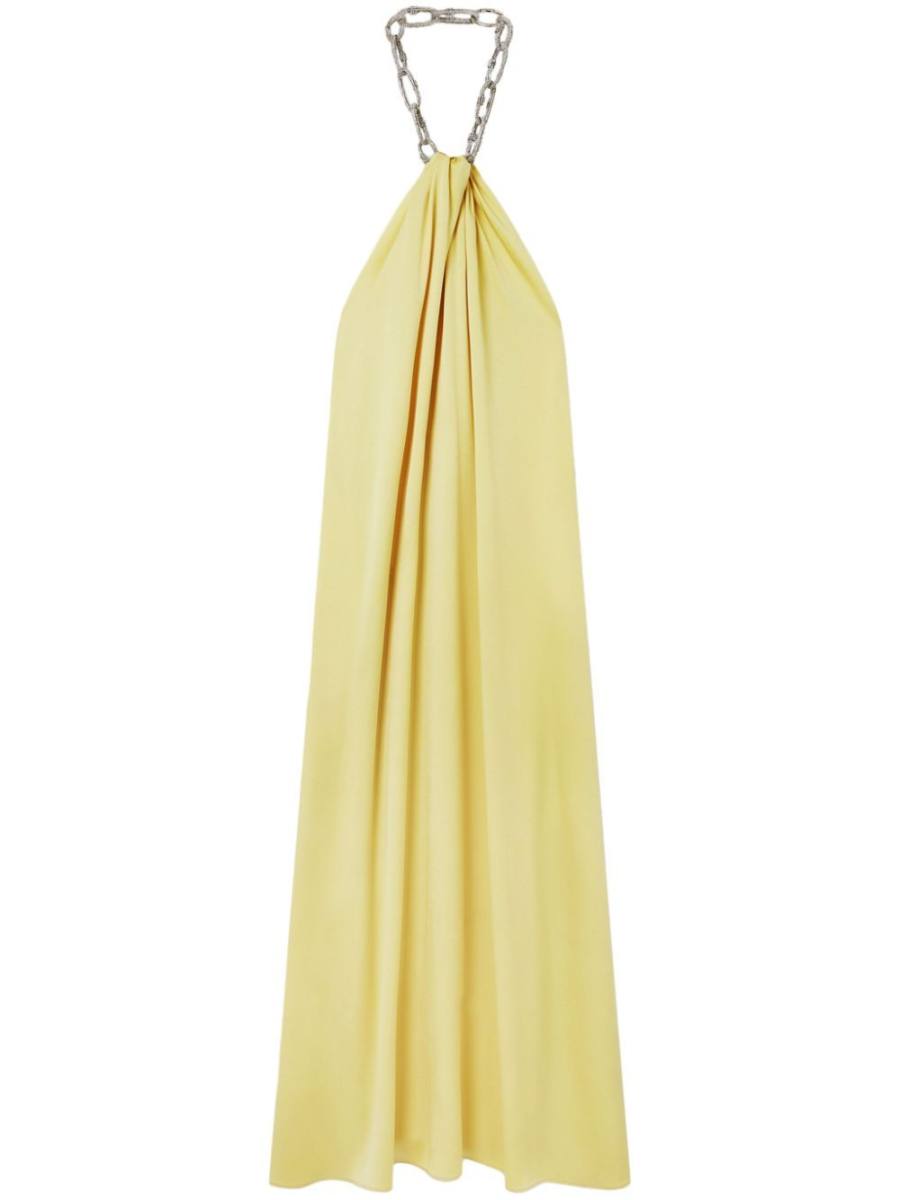 chain-neck dress