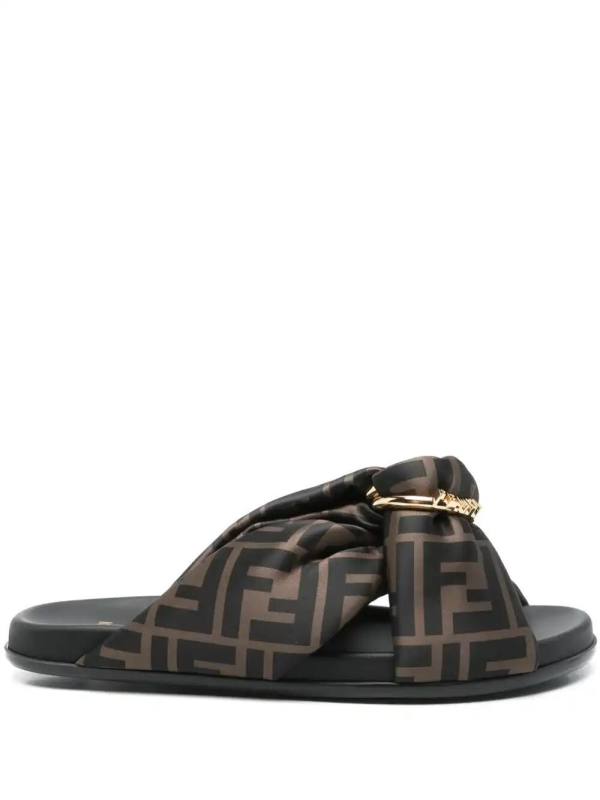 FF satin slides