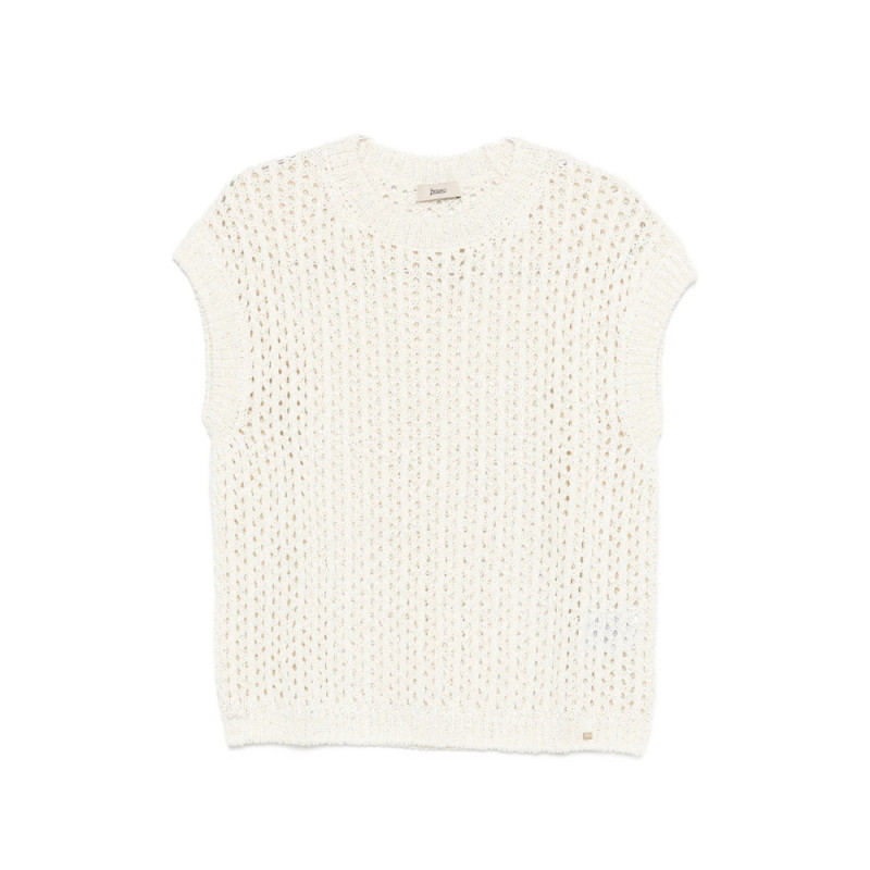 Herno Open-stitch Knitted Top