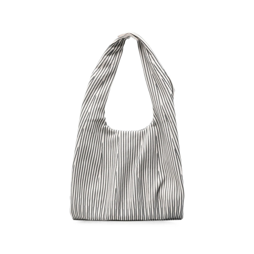 Cfcl Large Dayfuku Striped Pleated Shoulder Bag