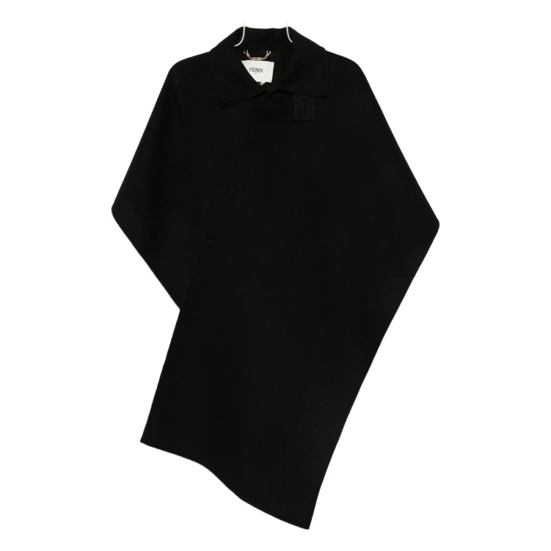 Fendi Buttoned Cape