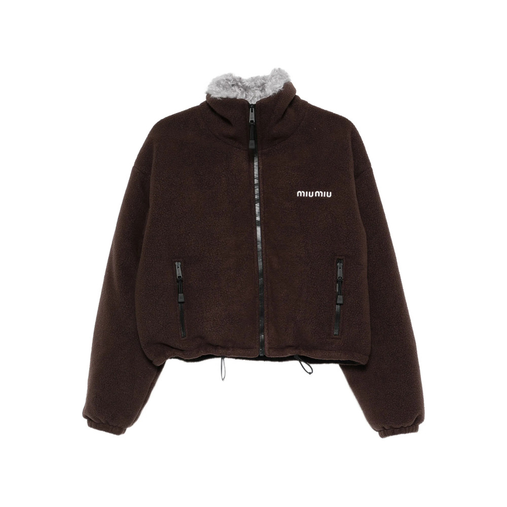 Miu Miu Fleece Zip-up Jacket