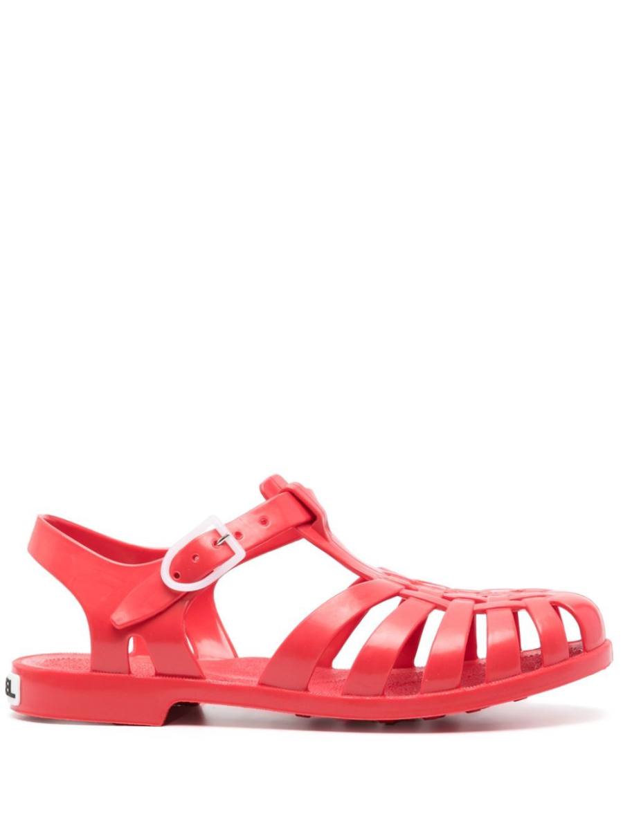Medusa closed-toe sandals