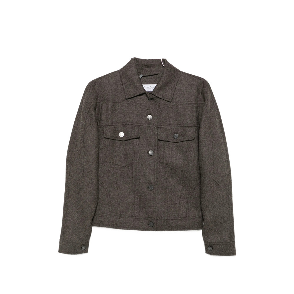 Max Mara Button-up Single Breasted Jacket