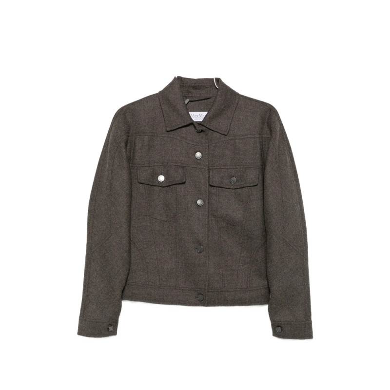 Max Mara Button-up Single Breasted Jacket