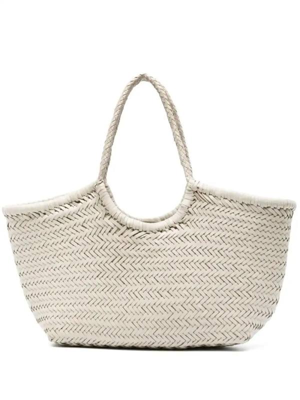 large Nantucket interwoven tote bag