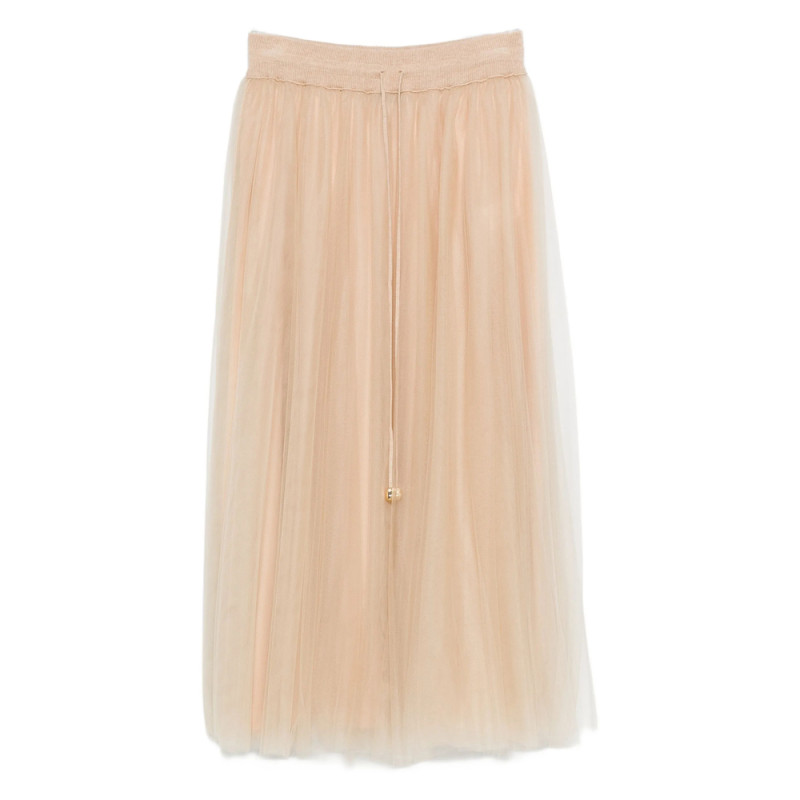 Fabiana Filippi Pleated Drawstring Skirt