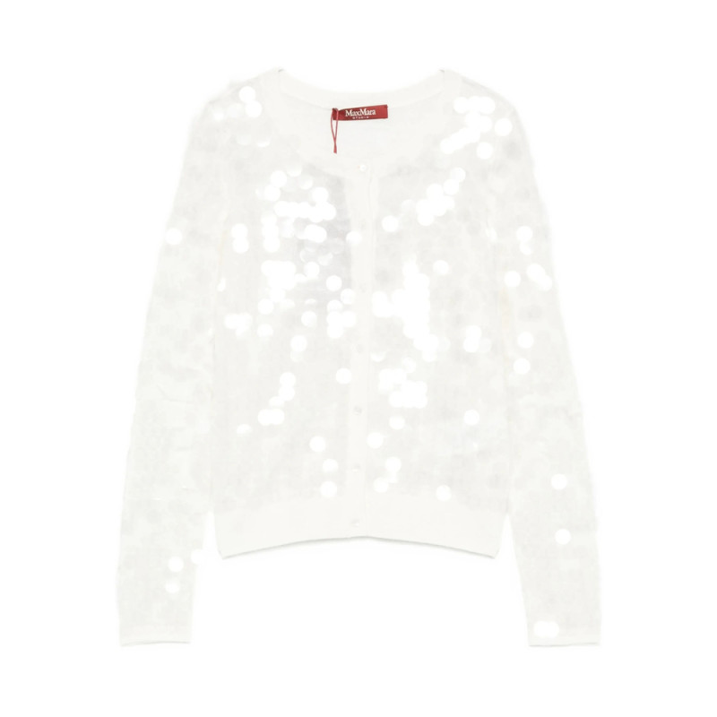 Max Mara Studio Sequin-embellished Cardigan