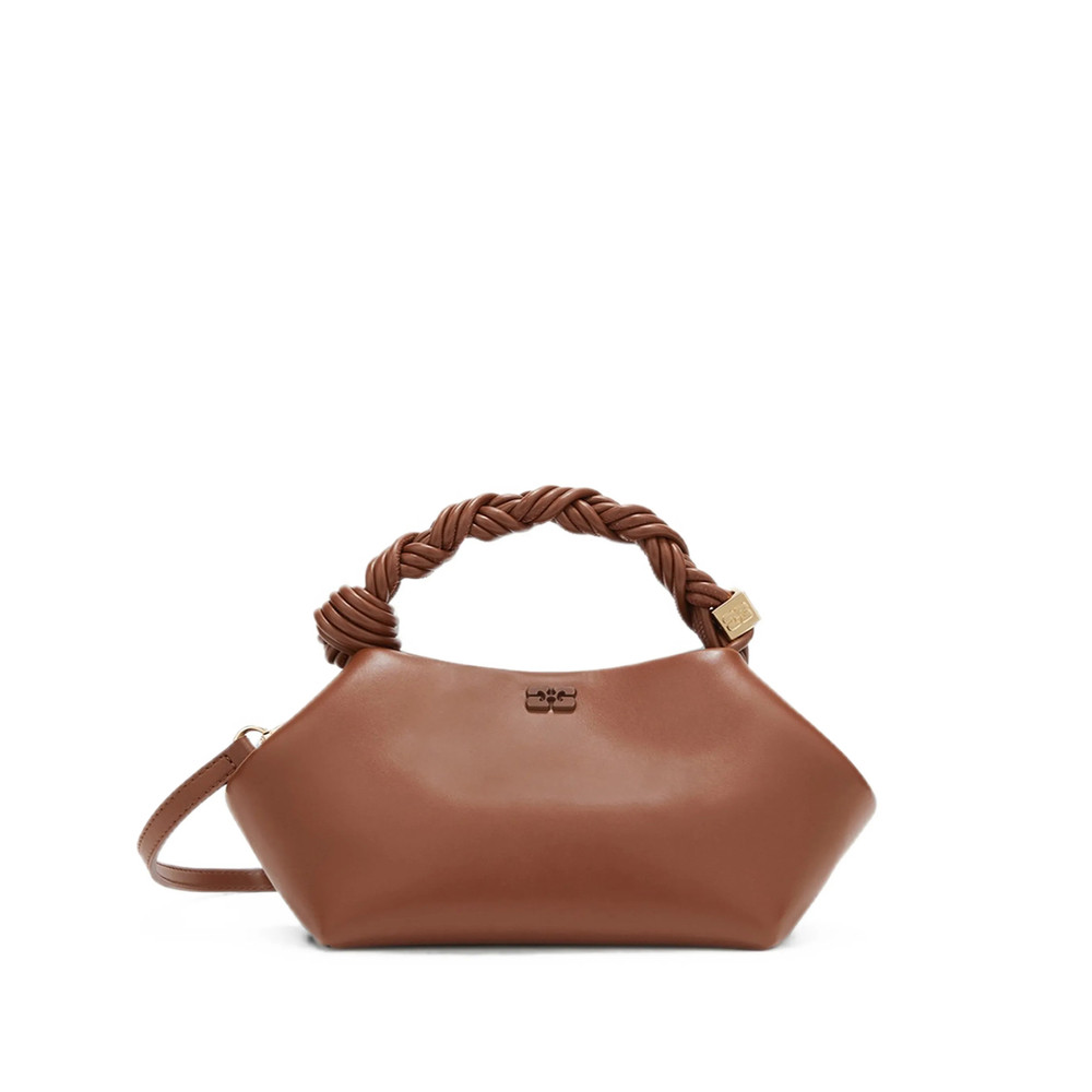 Ganni Small Bou Bag In Brown