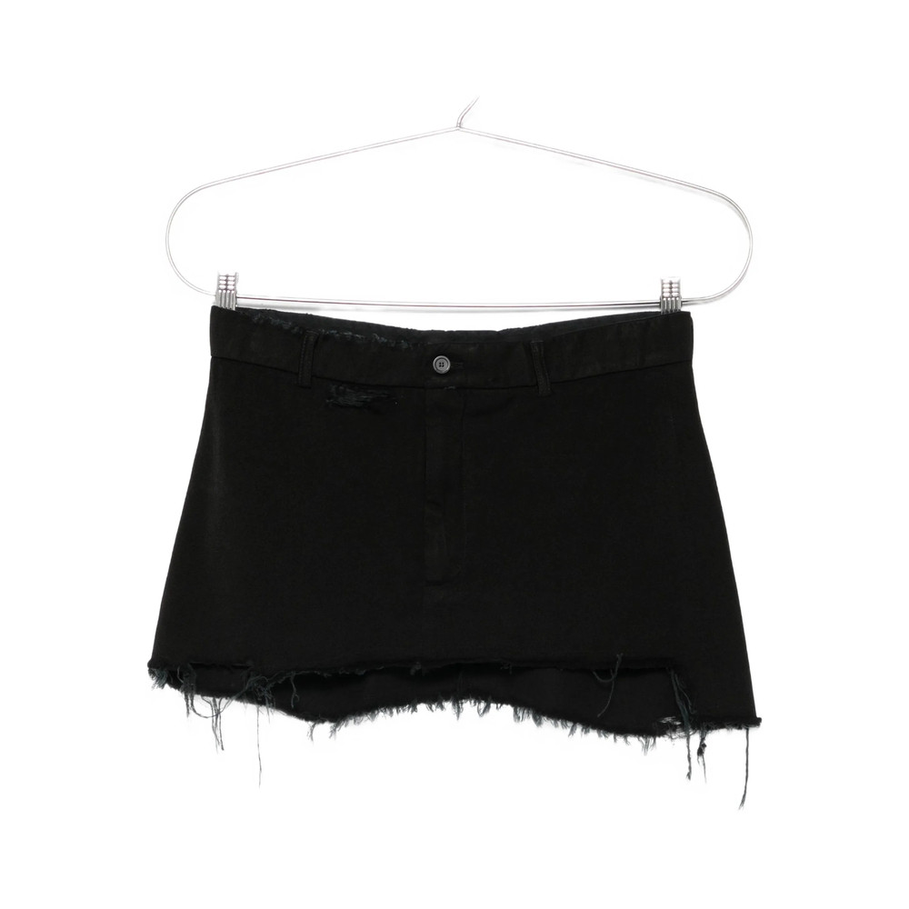 Balenciaga Frayed Mini Skirt
