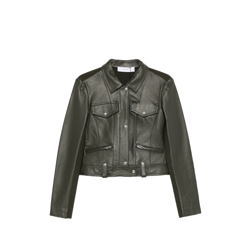 Iro Panelled Leather Jacket