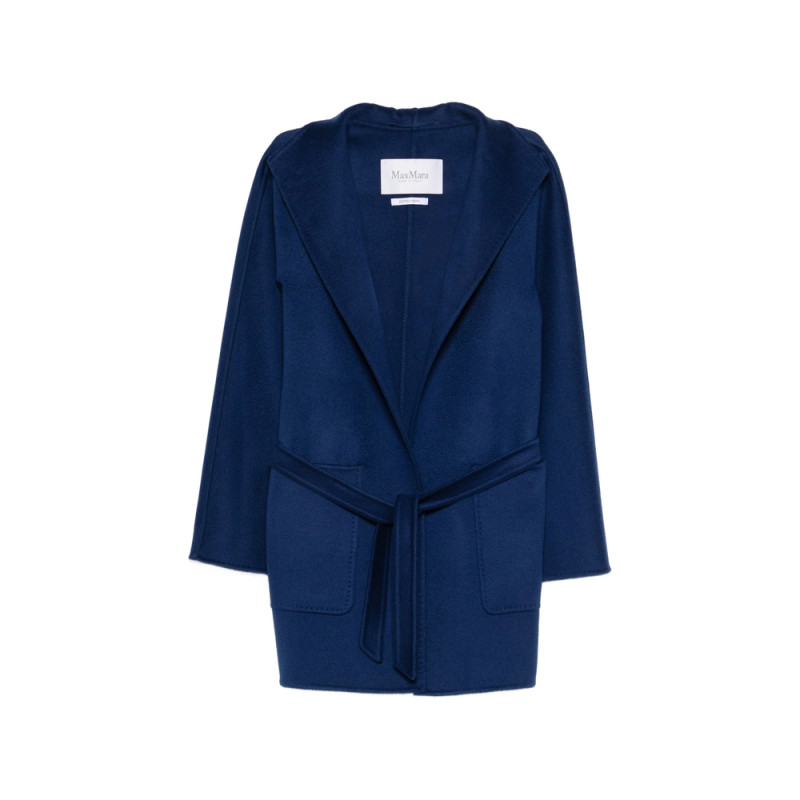 Max Mara Hooded Belted Coat