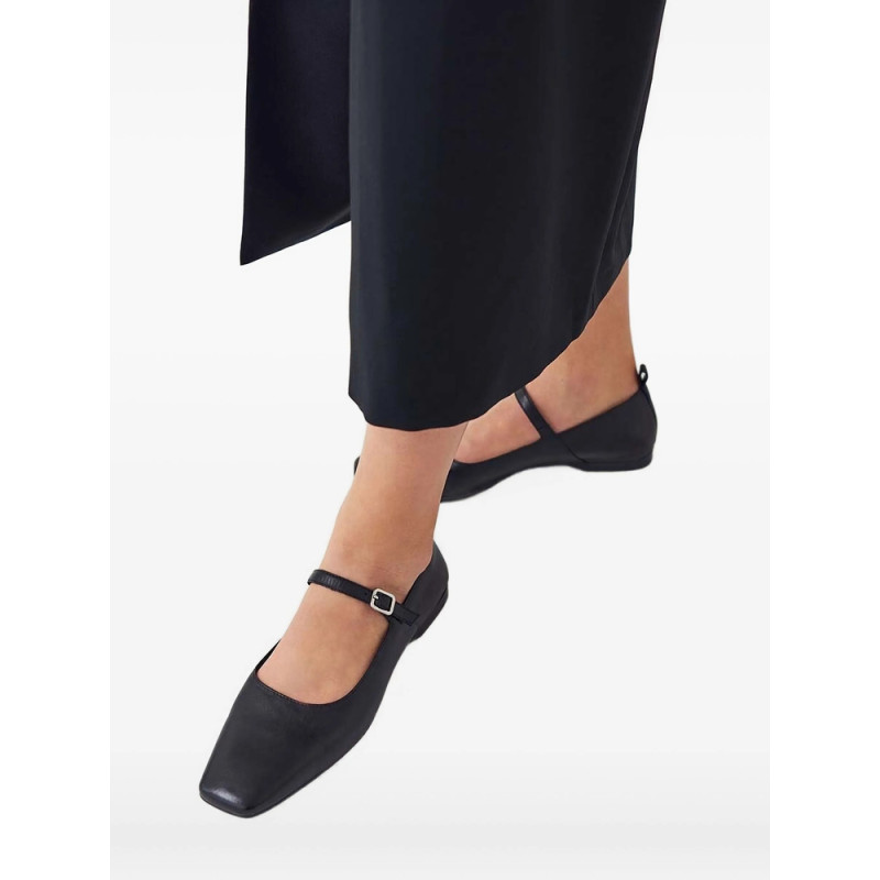Vagabond Square-toe Buckle Flats