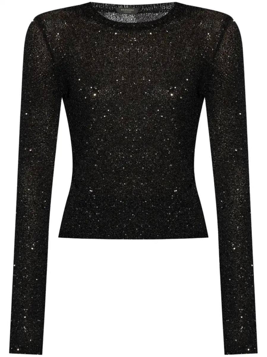 sequinned top