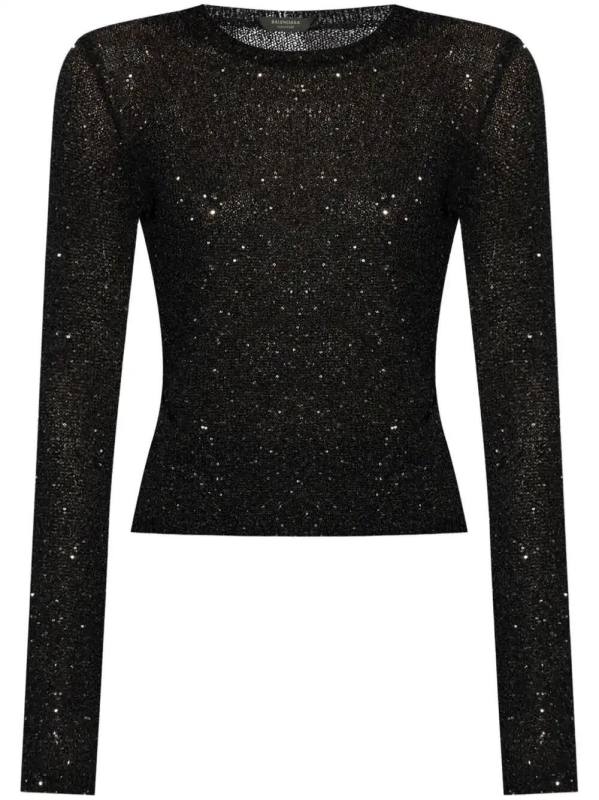sequinned top
