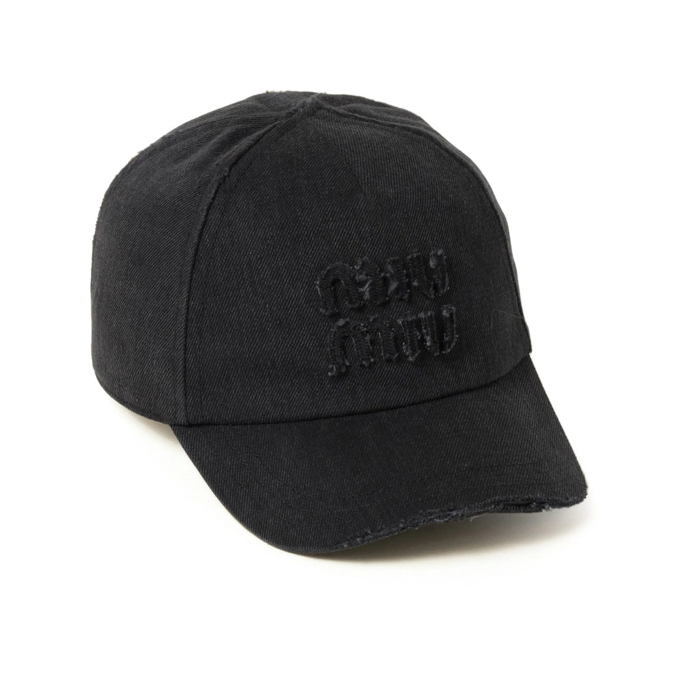 Miu Miu Denim Baseball Cap