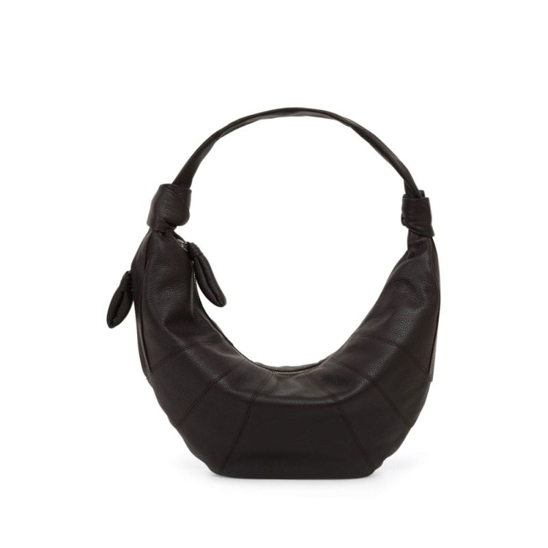 Lemaire Large Fortune Croissant Leather Shoulder Bag