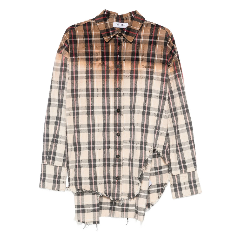 The Attico Check-print Shirt