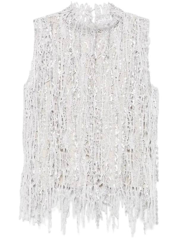 sequinned top