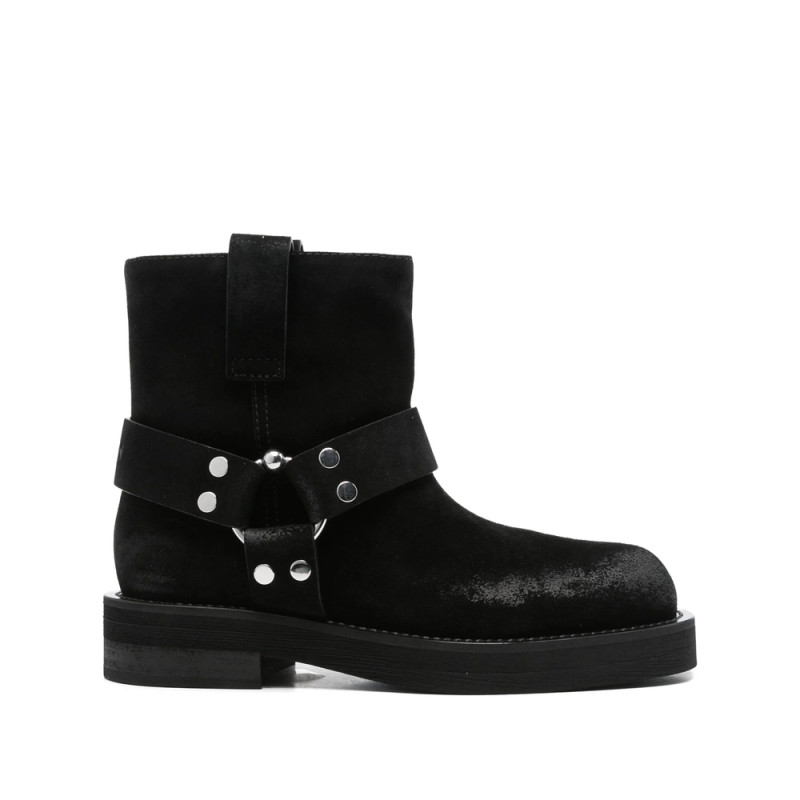 3juin Steve Buckle-strap Suede Boots