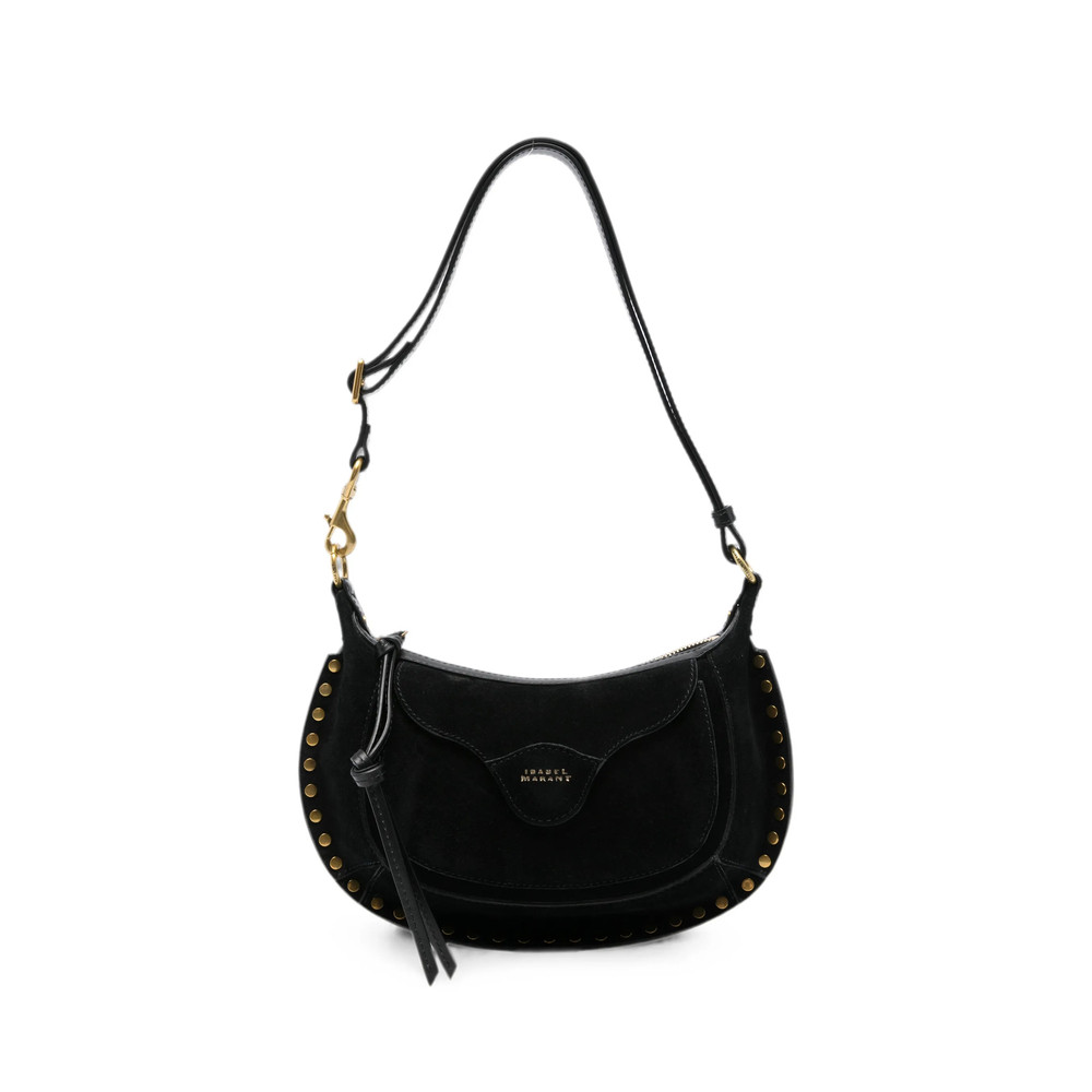 Isabel Marant Stud-embellished Suede Shoulder Bag