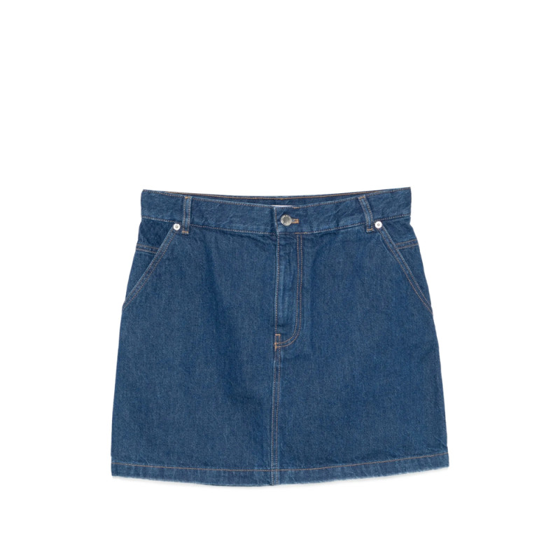 Maison Kitsuné Regular-fit Denim Mini Skirt