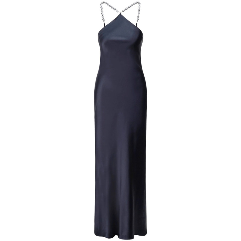 Staud Cadence Satin Maxi Dress