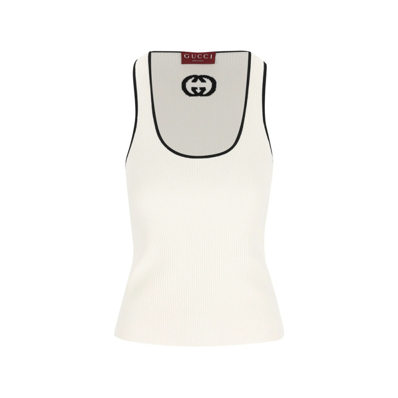 Gucci Ribbed Tank Top
