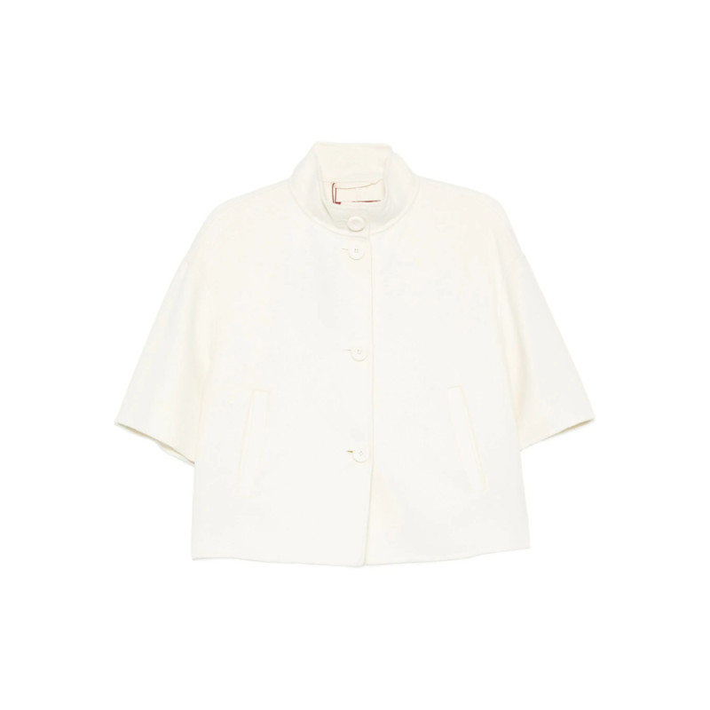 Max Mara Studio Short-sleeve Button Jacket
