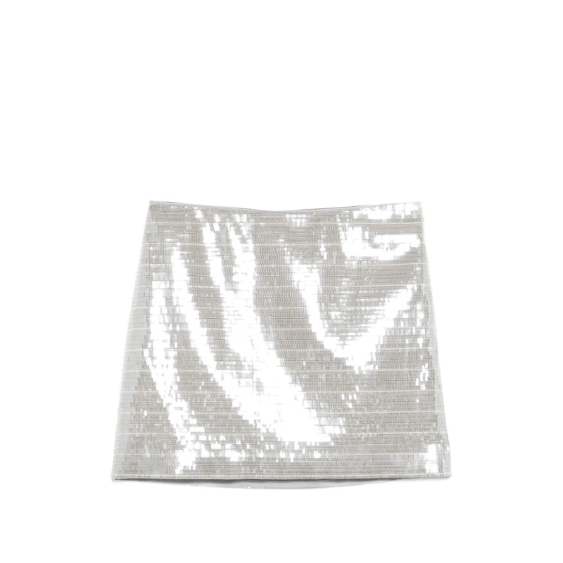 System Sequin-embellished Mini Skirt
