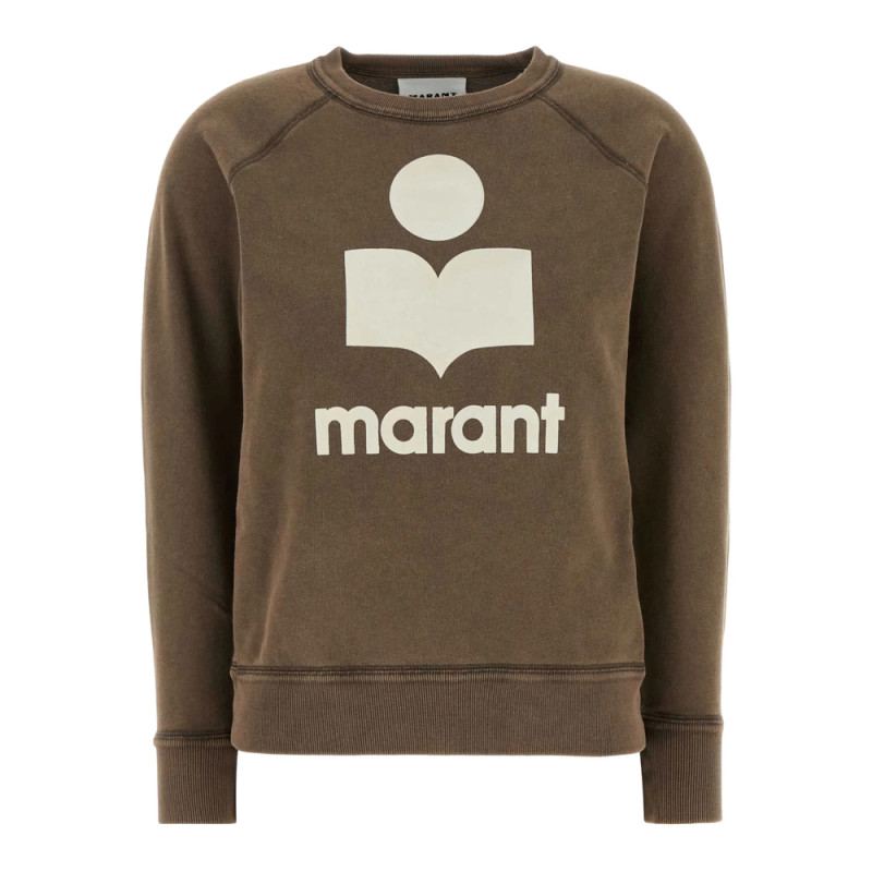 Marant Étoile Logo-embroidered Cotton Sweatshirt