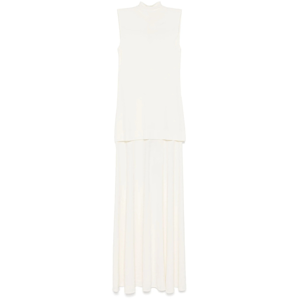 Jil Sander Crepe Maxi Dress