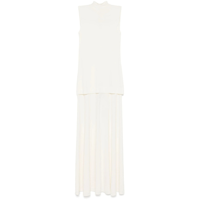 Jil Sander Crepe Maxi Dress