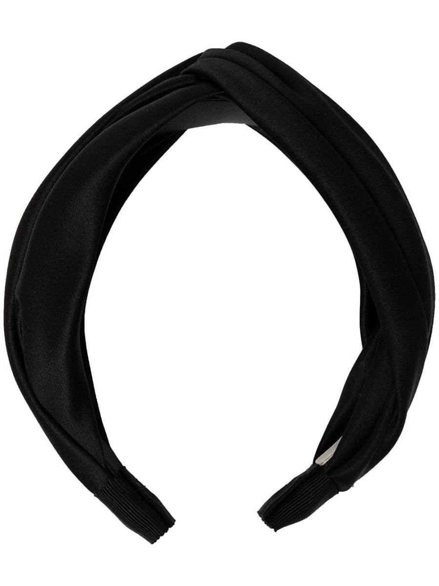 silk satin twist headband