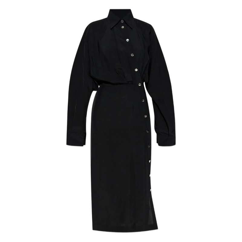 Sportmax Button-fastening Shirt Dress