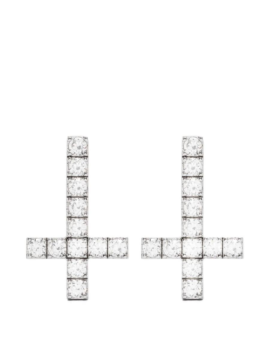 Reversed Cross stud earrings