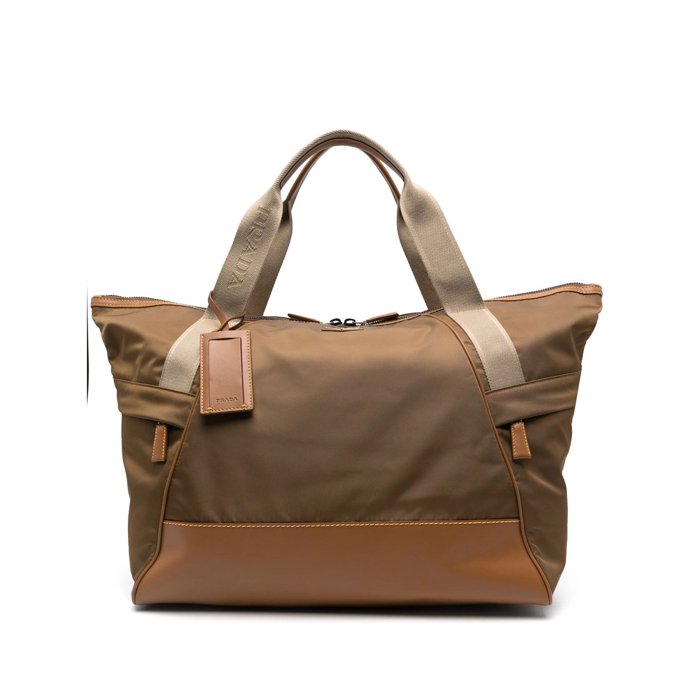 Prada Triangle-logo Duffle Bag