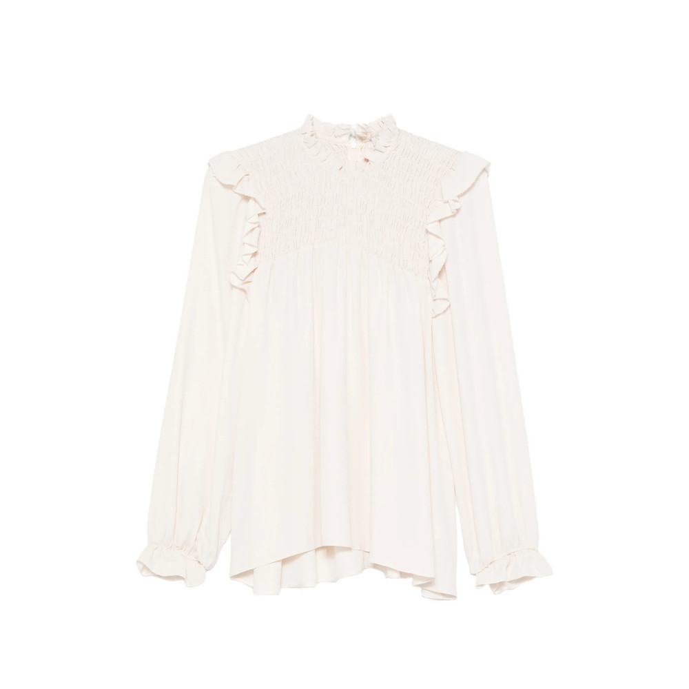 Forte Forte Ruffled Smocked Blouse