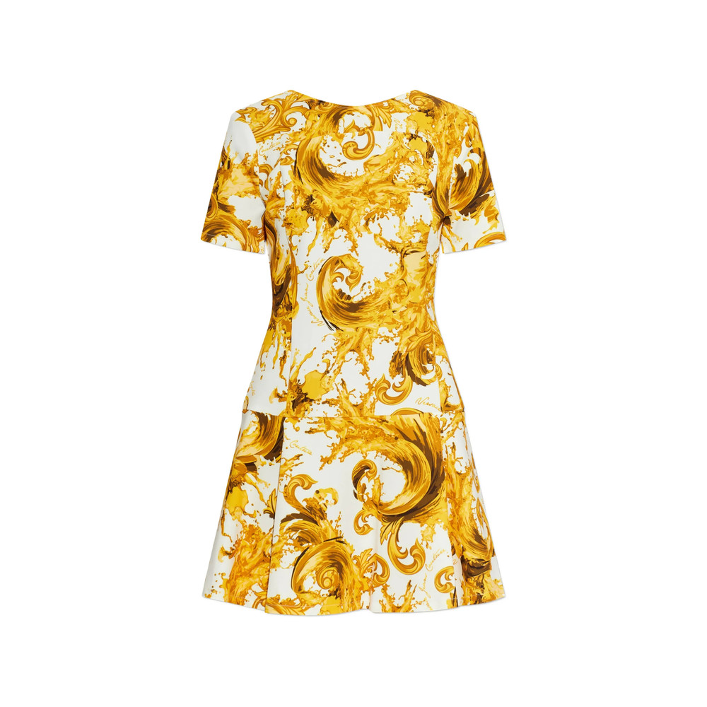 Versace Jeans Couture Printed Short-sleeves Dress