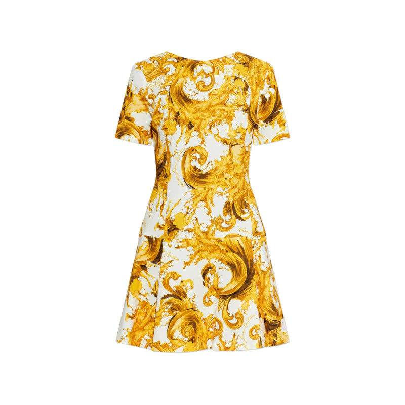 Versace Jeans Couture Printed Short-sleeves Dress