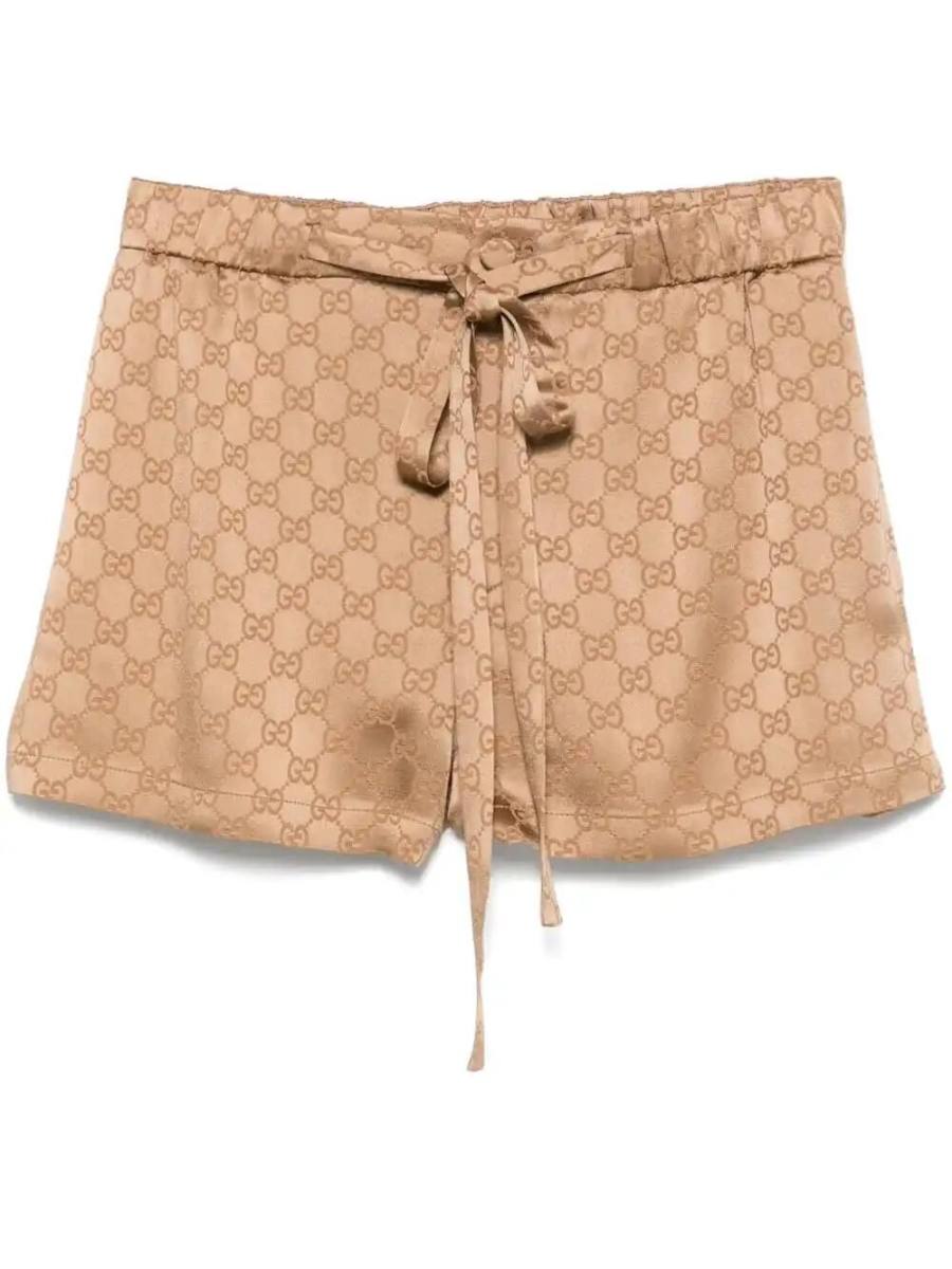 GG satin shorts