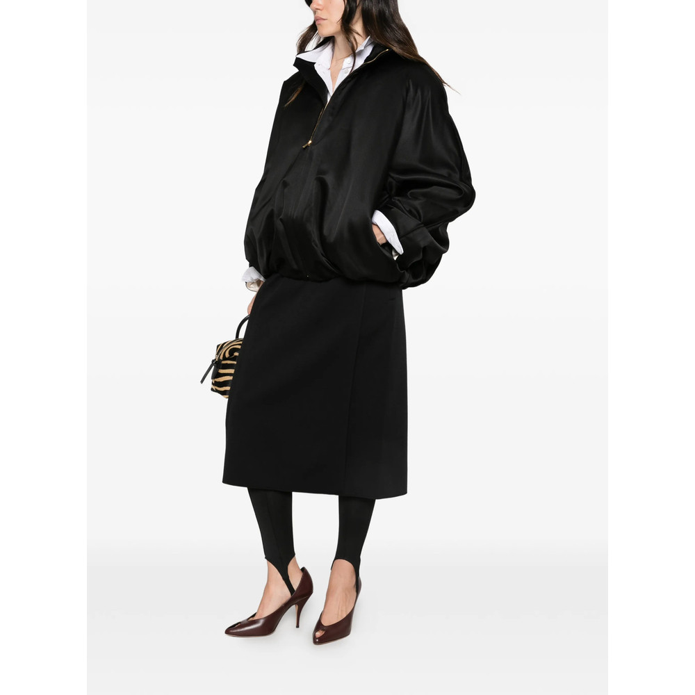 Carven Satin-finish Zip-up Jacket